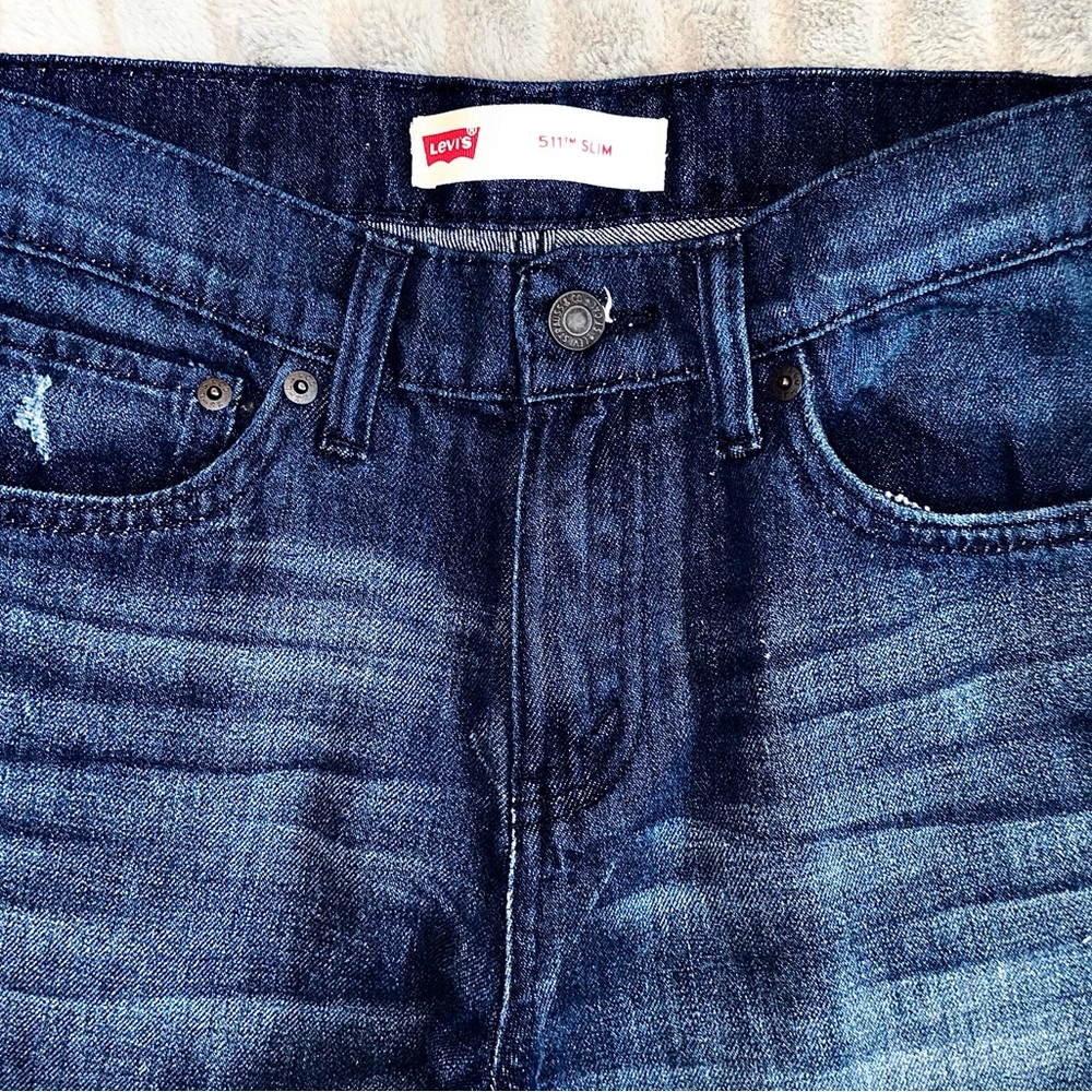 Levi's ORIGINALS 511 Slim Dark Blue Straight leg Jeans| Men SIZE:29X29 OR 18 REG